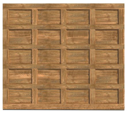 20 Panel Single Sectional Wooden Garage Door