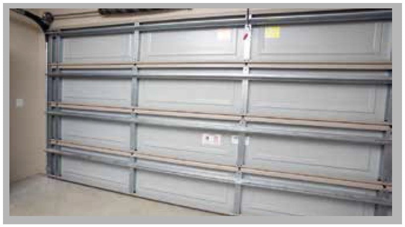 Double Sectional Garage Door AluZinc Steel + HARDWARE KIT