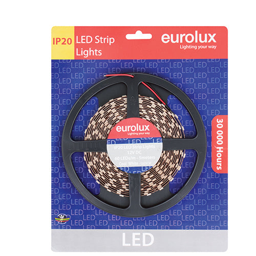 LED Strip 5m 14.4W/m Cool White IP20