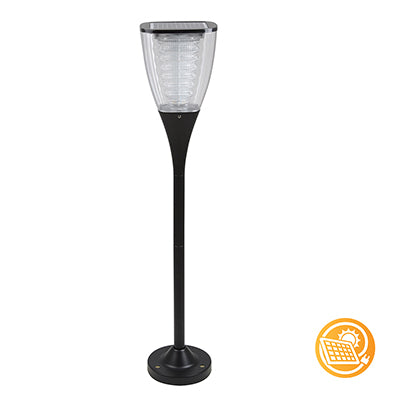 Solar Bollard 160mm Black