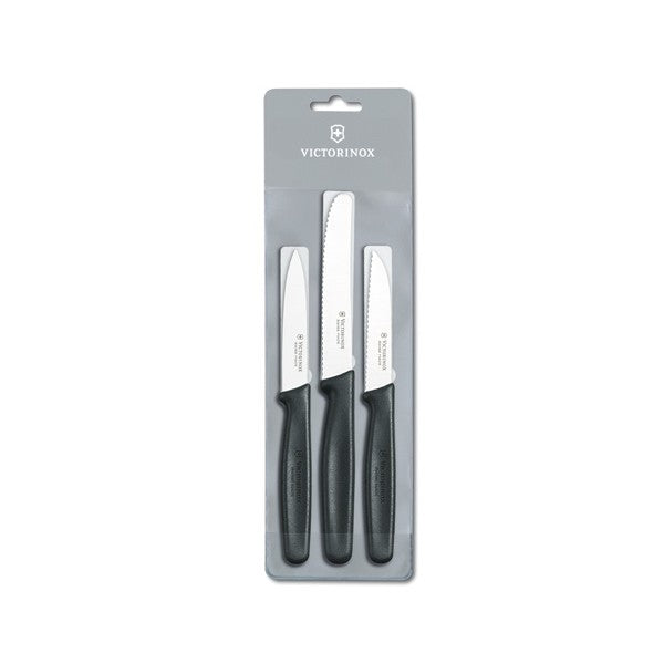 Victorinox Paring Knife Set Black 3pc