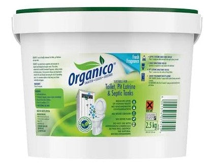 Organico Toilet, Pit & Septic Treatment - Fresh Fragrance [2.5Kg]