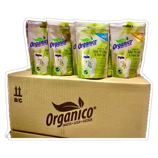 Organico Toilet, Pit & Septic Treatment - [BOX of 100g x 24s]