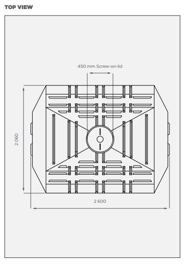 JoJo WATER Horizontal Tank 5000L | Crocodile SG 1.0
