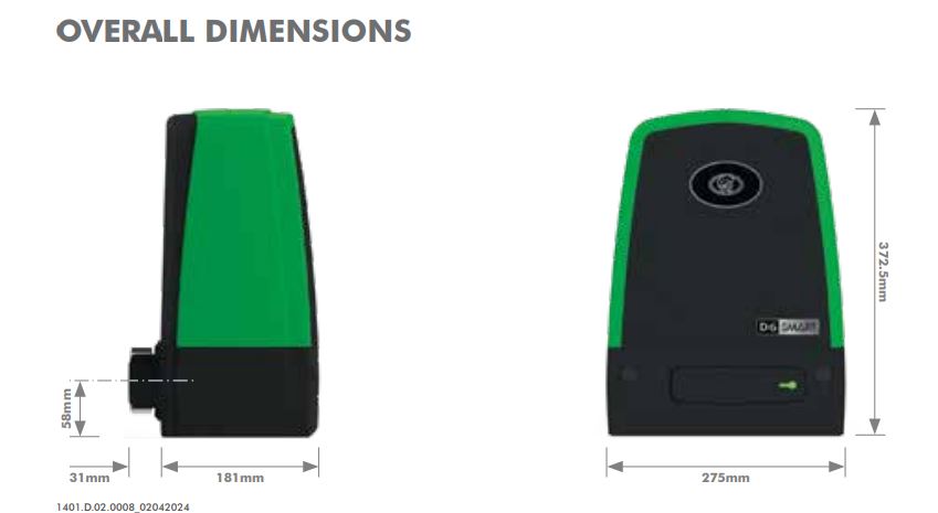 D6 SMART Centurion Systems PLUS Full Installation Kit (6m Steel Raz)