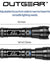 Load image into Gallery viewer, OutGearTM SuperBeam Flashlight Torch - 2000 Lumens, 300m Range, USB Rechargeable
