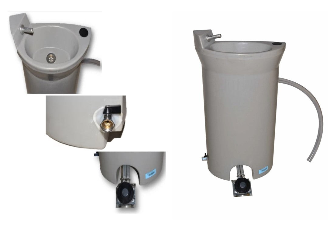 Buffalo Mobile Chemical  COMBO FOOT FLUSH TOILET & BASIN