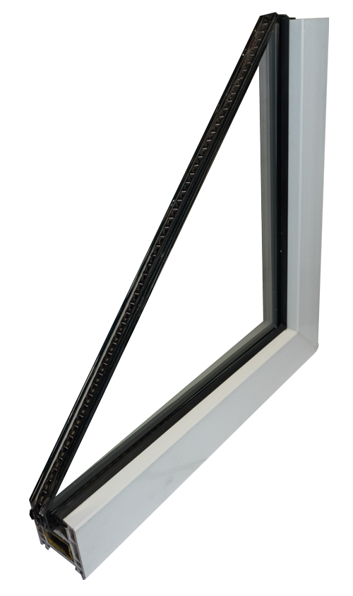uPVC Top Hung Windows - White (600 x 600)mm with 6.38mm Safety Glass