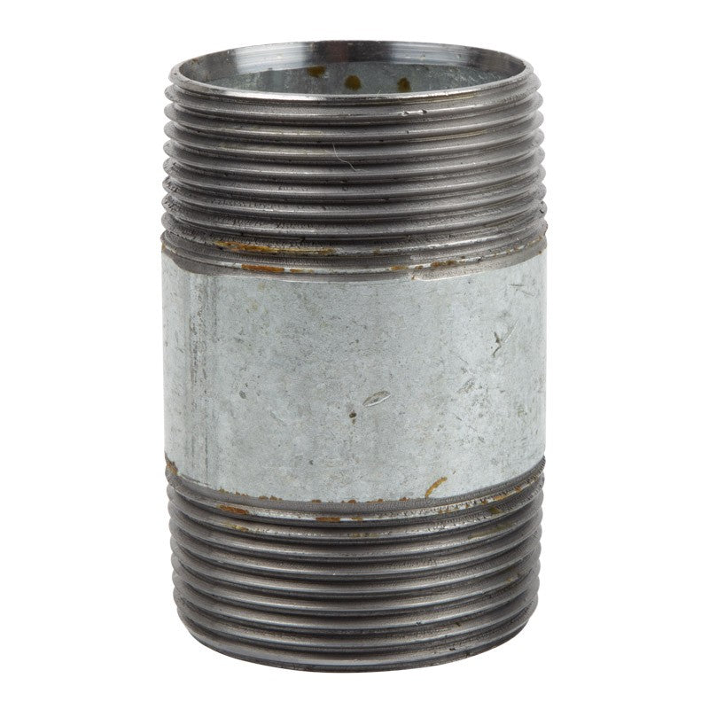 K-brand Nipple Galvanised Barrel 8mm pkt 10