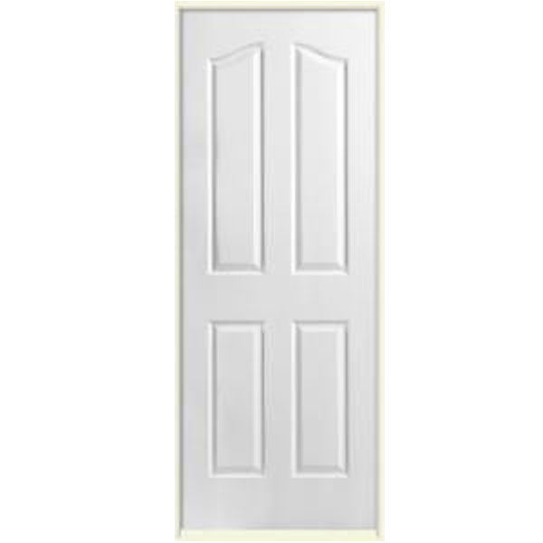 4 Panel Deep Mould Semi-Hollow Core Interior Door - White