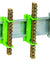 Load image into Gallery viewer, 75A 12-Way Din Mount Terminal Strip Green
