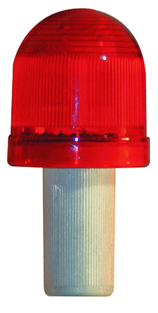 Red Led Light For Collapsable Safety Cones(2 Xaaa Bat Exc)