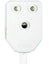 Load image into Gallery viewer, Janus Coupler Double White Nylon
