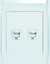 Load image into Gallery viewer, 2 X Cat6 Socket Outlet  2X4 C/W White Cover Plate
