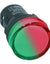 Load image into Gallery viewer, RED AND GREEN LED PILOT LIGHT HI-BRITE 22MM 12V AC/DC
