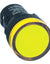 Load image into Gallery viewer, YELLOW LED PILOT LIGHT HI-BRITE 22mm 48V AC/DC

