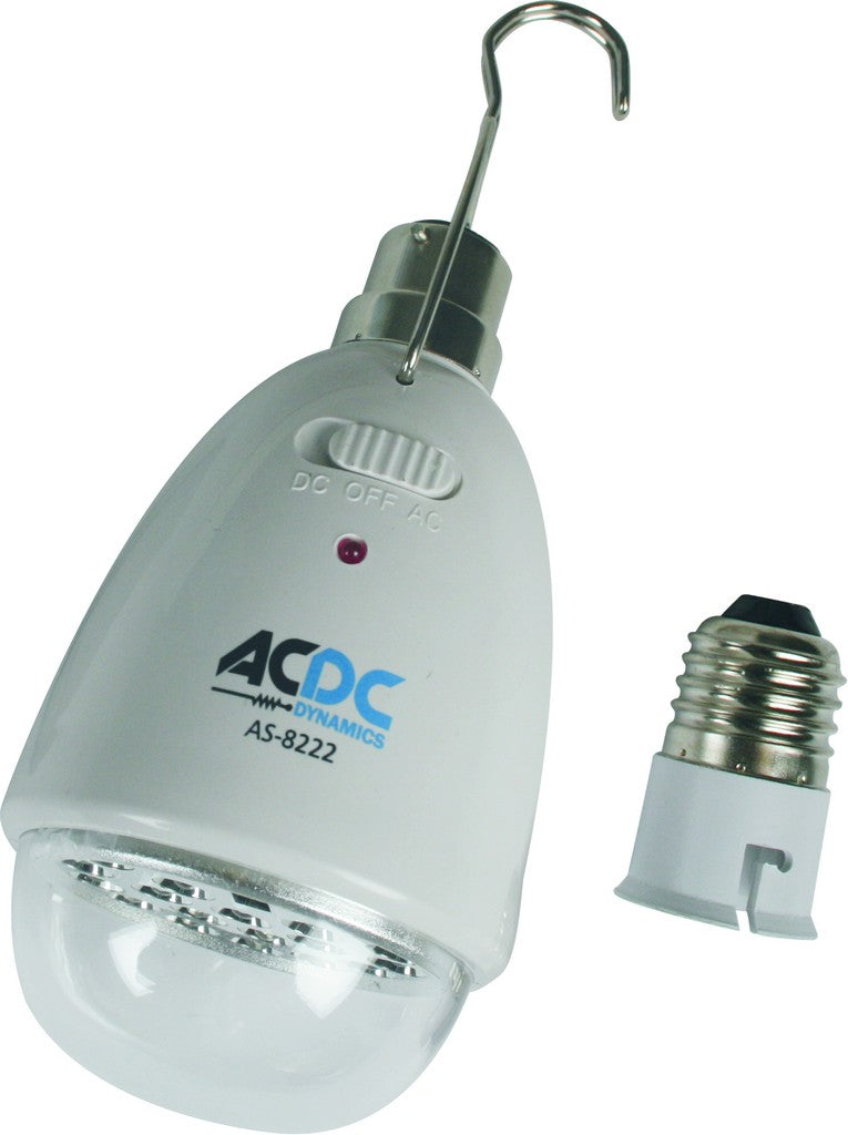 230Vac 22 Led Rechargeable Lamp B22  C/W E27 Lha