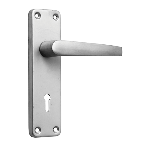 Aries Lever On Backplate KEY AL (Blister) Door Handle