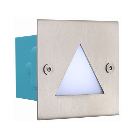 Led Triangle Foot Light S/Chrome
