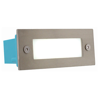 Led Plain Foot Light Satin Chrome