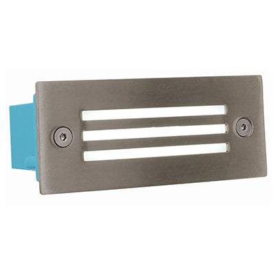 Led Grid Foot Light Satin Chrome