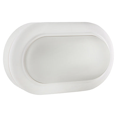Led Oval B/Head 170Mm White 1X8W