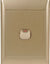 Load image into Gallery viewer, 1-Lever 1-Way Switch 2X4 C/W Champagne Cover Plate

