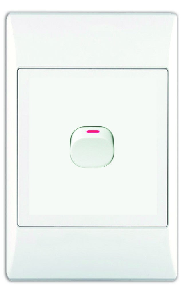 1-Lever 2-Way Switch 2X4 C/W White Cover Plate