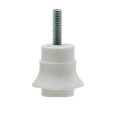 8Mm White Plastic Insulator M-F