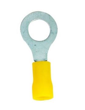 4-6Mm Yellow Ins Lug 6Mm Ring / 50