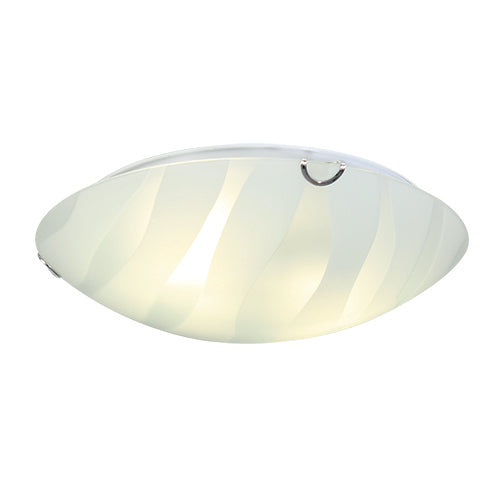 Zebra Stripe Design Ceiling Light 300mm White