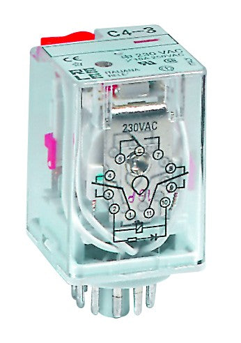 11 Pin Relay 10A 3C/O
