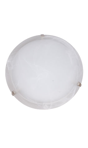 Alabaster Ceiling Light 300mm & Set of 3 Clips