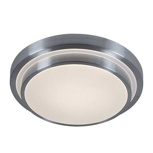 Power LED C/Light 24w Silver Tiered