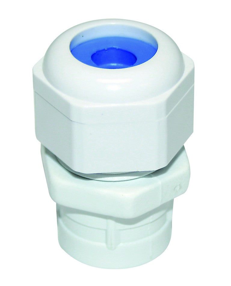 Size 0 Conduit Gland Fitting To 20Mm Conduit 8Mm Blue Gromme