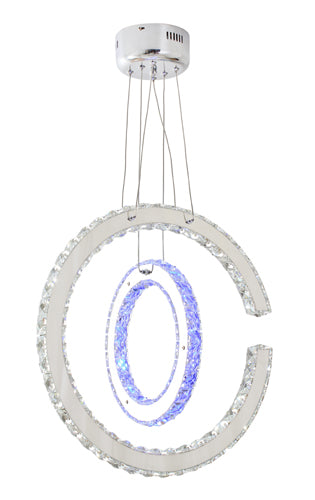 Orbit Crystal Chandelier 505Mm Chrome