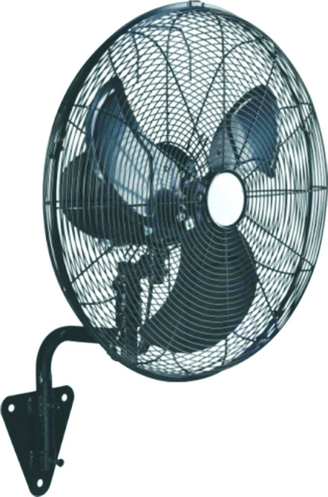 24" 3-SPEED WALL MOUNT OSCILLATING Industrial FAN + REMOTE