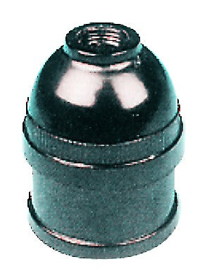 Black Bakelite L/Holder E27 10Mm Entry