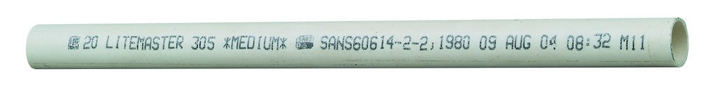 PVC CONDUIT PIPE 50mm - BUNDLE OF 10 x 4m LENGTHS (40m)