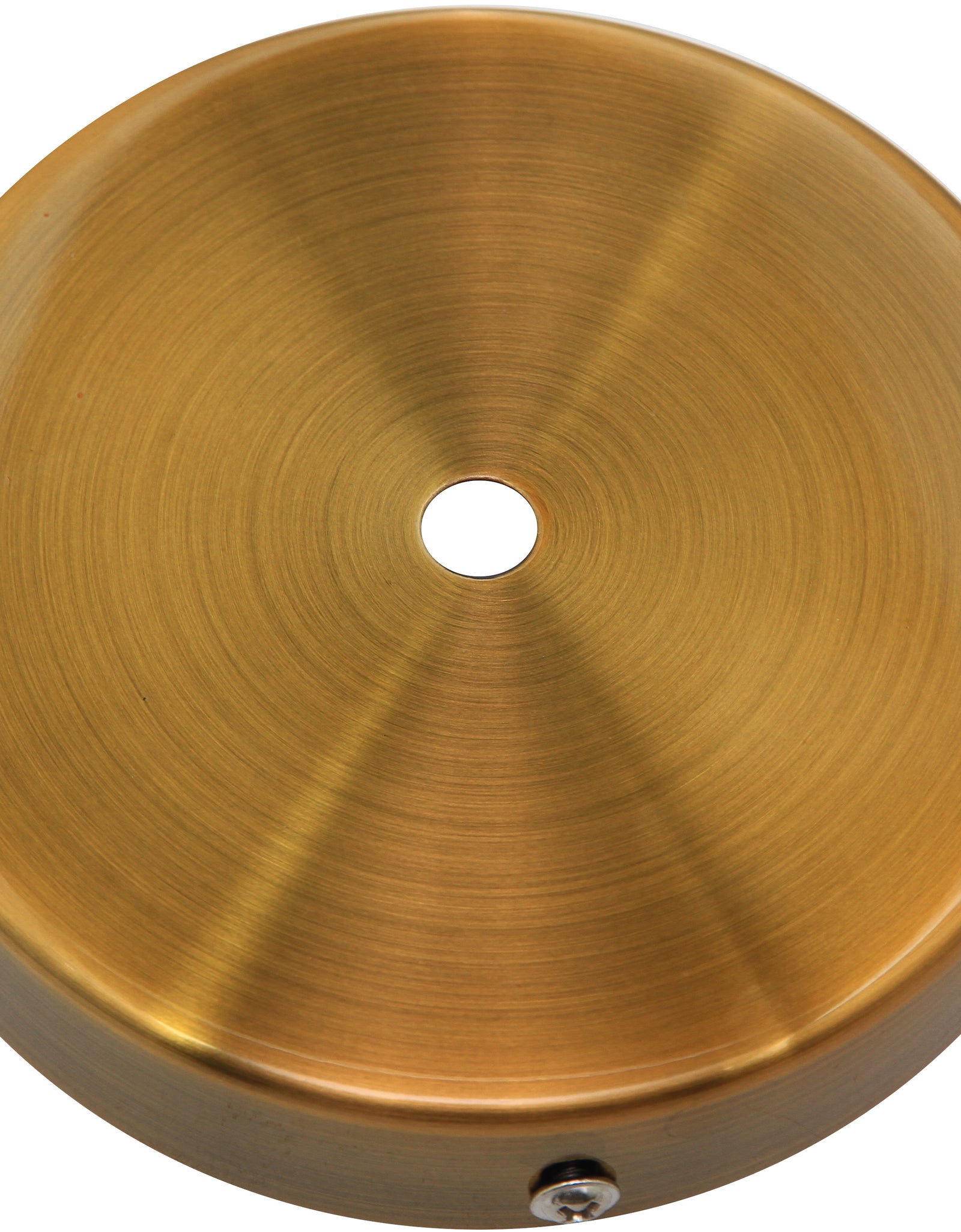 1 Way Brass Ceiling Rose Kit Dia 120Mm