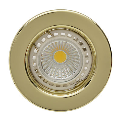 Straight Round D/Light 80Mm P/Brass