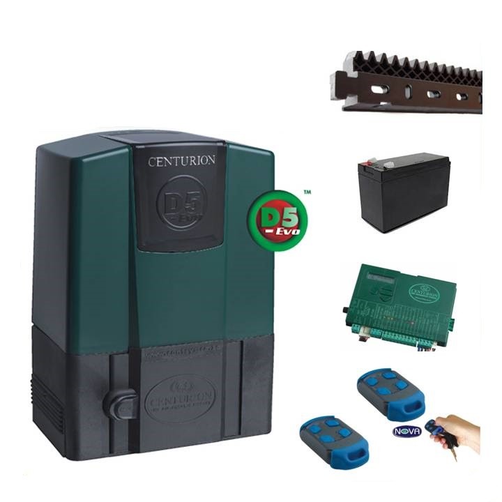 Centurion Systems D5 Evo Full Installation Kit (Raz Rack) - 500kg