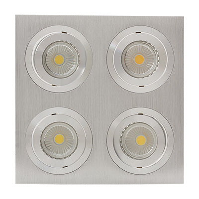 Cnc Tilt Square D/Light 175Mm Aluminium