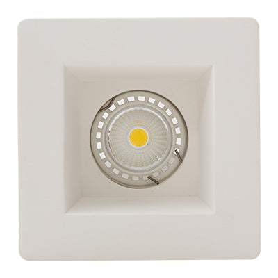 Gypsum Square D/Light 122Mm White