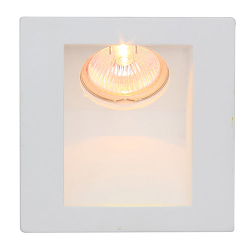 Gypsum Square D/Light 121Mm White