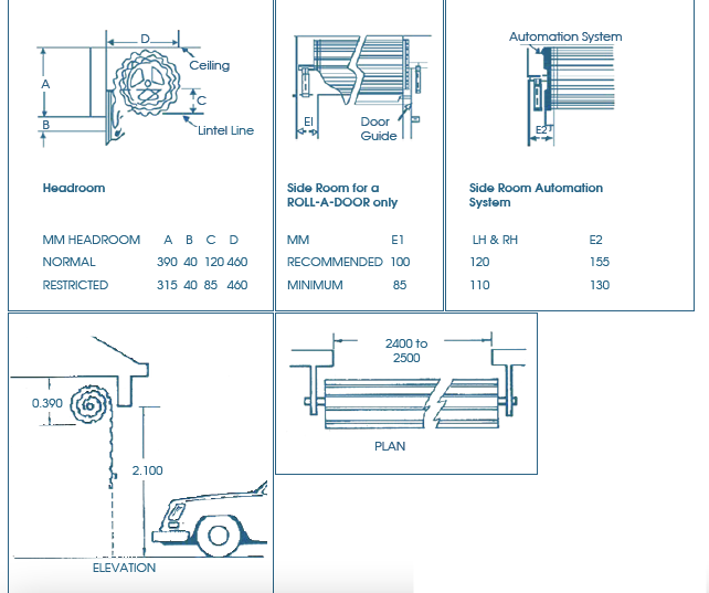 Roll-up Single Garage Door (steel) - 3000 x 3000