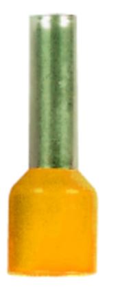 4Mm Orange Bootlace Ferrules /100