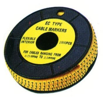 + Yellow Cable Marker Wire For Size 1-2.5 /1000