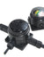 Load image into Gallery viewer, Ccg Ex Posi Fit 4 Way Junction Box Black Lid M20
