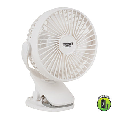 Portable Rechargeable Usb Mini Clip-On Fan